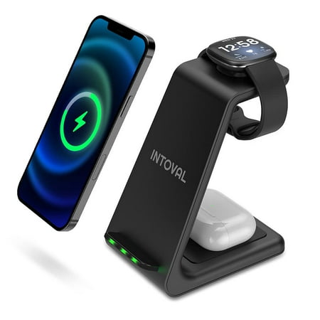 Intoval 3 in 1 Charger, for Fitbit Sense Fitbit Versa 3, iPhones, Samsung Galaxy Note and S