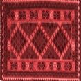 thumbnail image 1 of Ahgly Company Indoor Square Southwestern Red Country Area Rugs, 4' Square, 1 of 4