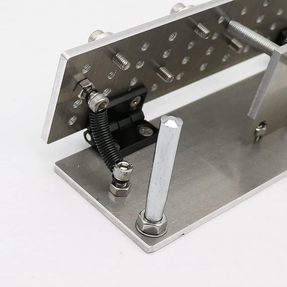 Belt Grinder Knife Jig Manual Sharpener Holder Long Sharpening Locator Fixed Angle Jig for Belt Sander Belt Machine (Large)