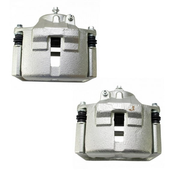 TRQ Front Brake Caliper Set Compatible with 2001-2007 Ford Taurus 2002 Lincoln Continental 2001-2005 Mercury Sable