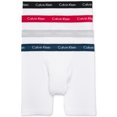 thumbnail image 1 of Calzoncillos tipo bóxer de algodón Calvin Klein para hombre, paquete de 4, multicolor, grande Calvin Klein Calzoncillos boxer, 1 of 1