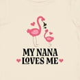 thumbnail image 4 of Inktastic Nana Loves Me Girl Flamingo Girls Baby T-Shirt, 4 of 5