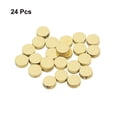 thumbnail image 3 of Uxcell Stamping Blank Brass Round DIY Tags Yellow, 6mm/0.2 inch for Crafts Decoration, Pack of 24, 3 of 7