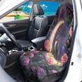 thumbnail image 3 of XYZCANDO Hummingbird Moon Terry Cloth Car Seat Covers Machine Washable, Suitable for SUV Seats Car Front Seats SUV Front Seat, Car Seat Towel Cover, for Trucks Cars, 3 of 6