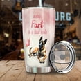 thumbnail image 3 of Every Fart is Love Note Belgian Malinois Guilty Face Happy Valentine's 20oz Stainless Steel Tumbler Insulated Cup with Lid Sheepdog Dog Lover Gifts - 01016, 3 of 5