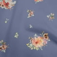 thumbnail image 1 of oneOone Cotton Poplin Twill Grayish Purple Fabric Florals Diy Clothing Quilting Fabric Print Fabric By Yard 56 Inch Wide, 1 of 6