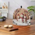 thumbnail image 4 of HELLHERO Not Easily Deformed Tea Cozy Insulation Keep Warm Polyester Canvas for Gift, Christmas Snowman Pattern, 4 of 8