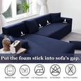 thumbnail image 4 of Funda de sofá NAISI en forma de L de 2 piezas con fundas de almohada para 3 plazas, 4 of 7