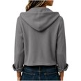 thumbnail image 5 of MOONDU Women's Corduroy Shacket Hooded Button Down Corduroy Jacket Long Sleeve with Pockets Loose Fit Casual Fall Winter Daily Wear, 5 of 7