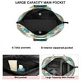 thumbnail image 3 of Pioneer Flower Floral Print Pattern Travel Tote Bags for Women Carry On,Large Weekender Bags for Women Travel,Multi Functional Duffle Bag for Work,Shopping,Sports, 3 of 5