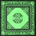 thumbnail image 1 of Ahgly Company Indoor Square Persian Emerald Green Traditional Area Rugs, 6' Square, 1 of 4