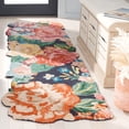thumbnail image 2 of SAFAVIEH Jardin Vincent Floral Runner Rug, Navy/Pink, 2'3" x 8', 2 of 10