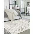 thumbnail image 3 of Rugs.com Moroccan Trellis Collection Rug – 10' x 13' Ivory And Gray Medium Rug Perfect For Living Rooms, Large Dining Rooms, Open Floorplans, 3 of 9
