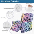 thumbnail image 5 of LedBack Leopard Print Recliner Chair Cover 4 Pieces Stretch Recliner Sofa Slipcover with Pockets Non Slip Lazy Boy Chair Protector Furniture Protecor, 5 of 8