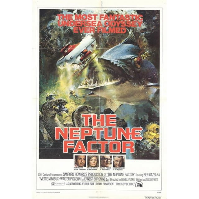Posterazzi MOVAF7425 The Neptune Factor Movie Poster - 27 x 40 in.