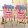 thumbnail image 5 of Yhmxh Home Decor, Room Decor, Wall Decor Birthday Chair Covers Birthday Seat Covers For Classroom Chairs Birthday Cake Chair Covers Colorful Birthday Dining Chair Covers Birthday Chairs Covers, 5 of 5