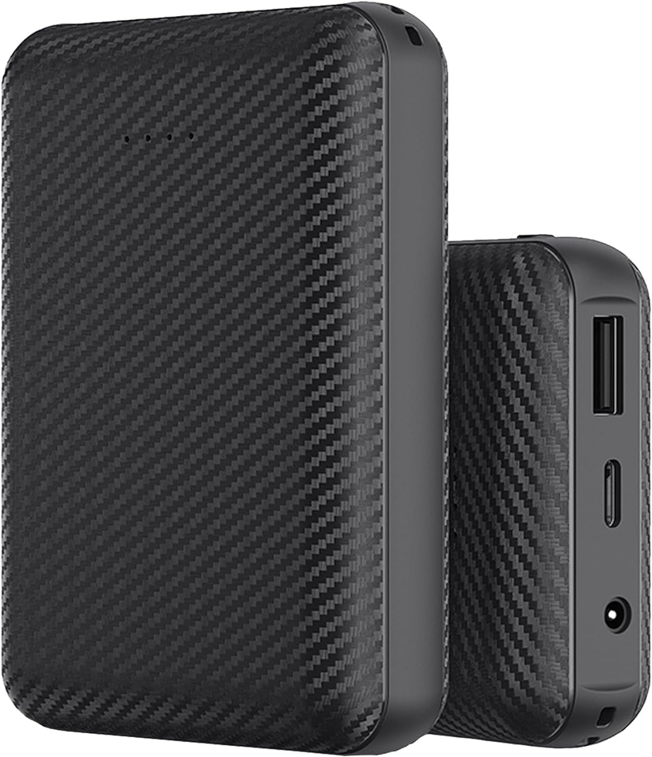 7.4V Portable Charger, 2 Pack 3A USB C Power Bank, 20000 mAh DC 3.5mm, Portable Battery Charger for Cell Phone and Heated Clothes,2P