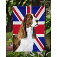 thumbnail image 3 of Springer Spaniel with English Union Jack British Flag Garden Flag, 3 of 5