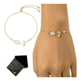 thumbnail image 2 of Pulsera De Tulipán En Plata 925 Cristal Regalo Para Mujer Xtellar Dorado 6 Cm 22 Cm, 2 of 3