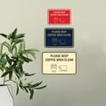 thumbnail image 4 of Classic Framed Please Keep Coffee Area Clean Sign (Black /Gold) - Small, 4 of 5