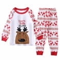 thumbnail image 1 of Conjuntos de ropa y camiseta con estampado de ciervos de manga larga para bebés y niñas, pijamas para niños, ropa para niños, traje para Navidad, 1 of 5