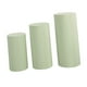 thumbnail image 4 of 3 cubiertas elásticas para pedestal cilíndrico, soporte de zócalo, cubiertas para pilares para compromiso. verde, 4 of 9