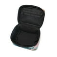 thumbnail image 5 of DIXRUYEE Train Case Cosmetics Organizer Fashion Teal Wings Printed Size: 9x6.2x6.5 in, 5 of 5