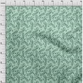 thumbnail image 4 of oneOone Polyester Spandex Light Mint Green Fabric Asian Contemporary Paisley Sewing Material Print Fabric By The Yard 56 Inch Wide, 4 of 4