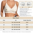 thumbnail image 5 of Wavy Seamless Bra for Women Wire Free Brassieres Comfortable Wireless Bralette Fixed Pad No Underwire Bra, 5 of 6