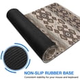 thumbnail image 6 of Long Mouse Pads for Desk,Brown Geometric Diamond Heart Pattern Desk Mats on Top Of Desks, Desk Mouse Pad Extra Large with 3mm Non-Slip Base and Stitched Edge for Gaming,Office,Work,Home 31.5"x15.7", 6 of 6