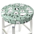 thumbnail image 3 of Daiia Puppy Stool Covers Round,Round Bar Stool Covers Waterproof Bar Chair Covers Washable Stool Cushion Slipcover for 12-14 Inch Chair-14 inch, 3 of 7
