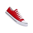 thumbnail image 1 of Zapatilla casual de lona urbana para mujer roja - 7078, 1 of 4