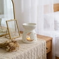 thumbnail image 6 of Rirozkan Ceramic Essential Oil Warmer, Tea Light Candle Holder And Wax Melt Burner, Aromatherapy Diffuser, For Home, Bedroom, And Relaxation Decor, 6 of 6