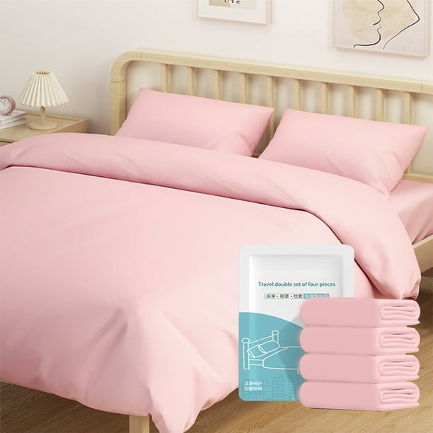 pstuiky Sábana desechable para cama funda de edredón para hotel viajes portátil ropa de cama doble sábana acolchada gruesa