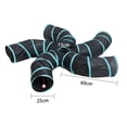 thumbnail image 2 of HINTRMENT Cat Tube for Indoor Play S Shaped 1Set Polyester Fun, 2 of 8