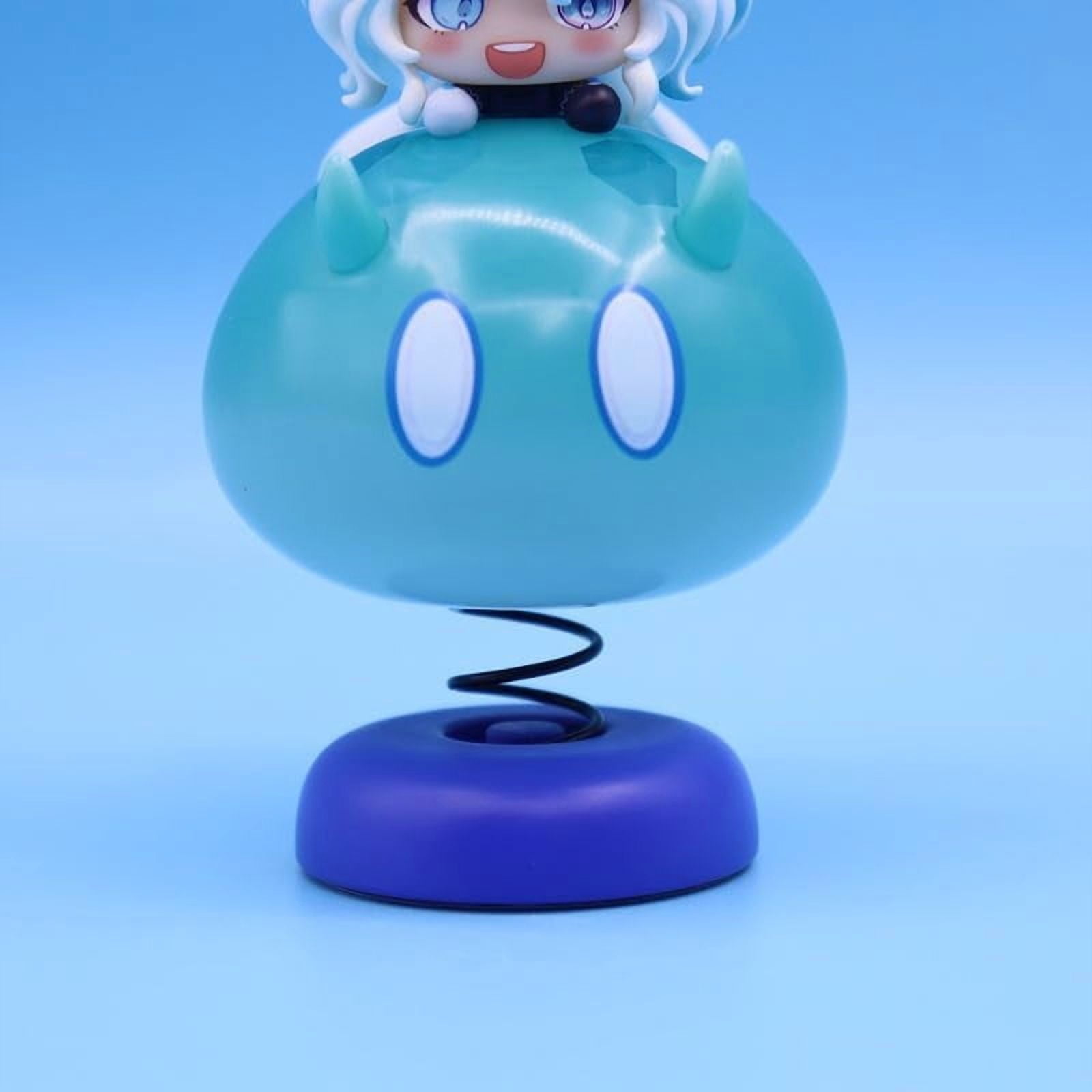 Newly Fuu Figure Lying Q Version Shake Fuu Anime Figures 11cm/4.3inch Handmade Cosplay PVC Statues Collectible Souvenirs for Anime Fans Gifts