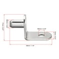 thumbnail image 2 of Shelf Support Peg 3 Styles Furniture Bookcase Shelf Bracket Pegs 5mm 6mm 7mm Pin with Hole Silver Tone 60pcs, 2 of 7