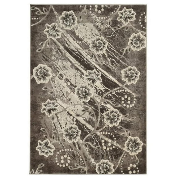 Riverbay Furniture 5' x 7'6" Rug in Dark Beige