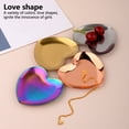 thumbnail image 3 of BAETEUY Jewelry Tray Polished Mirror Surface Stainless Steel Heart Shape Ring Necklace Earrings Display Dish Household Supplies, 3 of 8