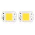 thumbnail image 3 of 2 Pcs LED COB Chip High Power Driverless Integrated SMD Lamp Beads Light Efficient Flip COB Lamp Bead Warm Light 30W, 3 of 12