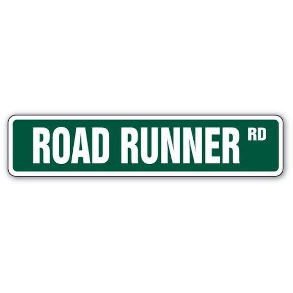 SignMission SS-836-Road Runner 36 in. Road Runner Street Sign - Collector Hemi Muscle Car Cartoon