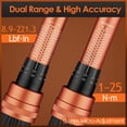 thumbnail image 3 of Llave dinamométrica Matework 1/4" Drive 1-25 Nm con 27 accesorios, 3 of 8