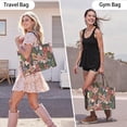 thumbnail image 6 of Large Capacity Tote Bag,Pioneer Flower Floral Print Pattern Handbag Fashion Luxury Tote Bag,15.7"x13"x 5.1" Inches,Laptop Compatible, 6 of 6