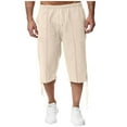 thumbnail image 4 of kamemir Men Shorts Men's Classic Relaxed Fit Cargo Short(Khaki,L), 4 of 5