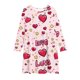 thumbnail image 3 of Vestido de manga larga con cuello redondo para niñas, vestido elástico de manga larga, corte A, estilo patinador con volantes, vestido de recital escolar, vestido de manga larga con cuello redondo par, 3 of 4