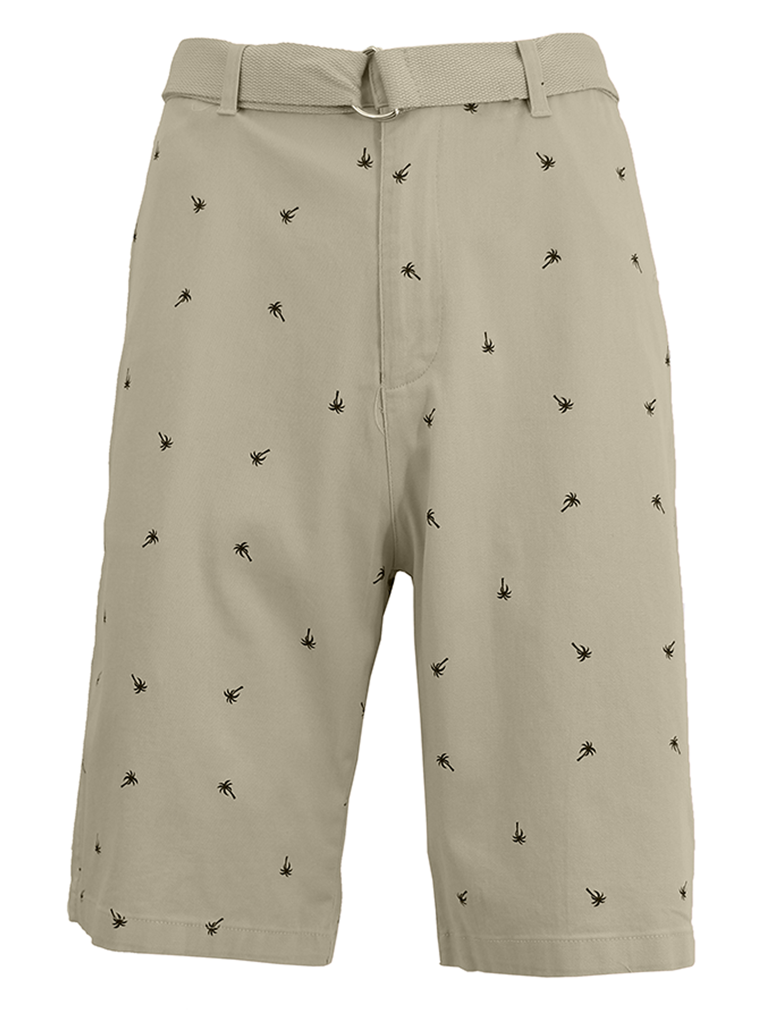 Men's Printed Cotton Stretch FlatFront Shorts