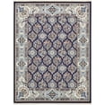 thumbnail image 1 of Unique Loom Narenj Textured Repeat Design Rug 8' x 10' Rectangle Navy Blue/Tan, 1 of 2