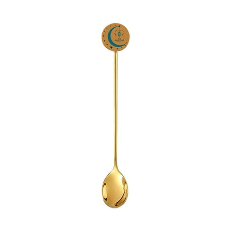 

Christmas Clearance! Feltree New Product 304 Stainless Steel Creative Star Dessert Cake Spoon Coffee Stirring Ice Spoon