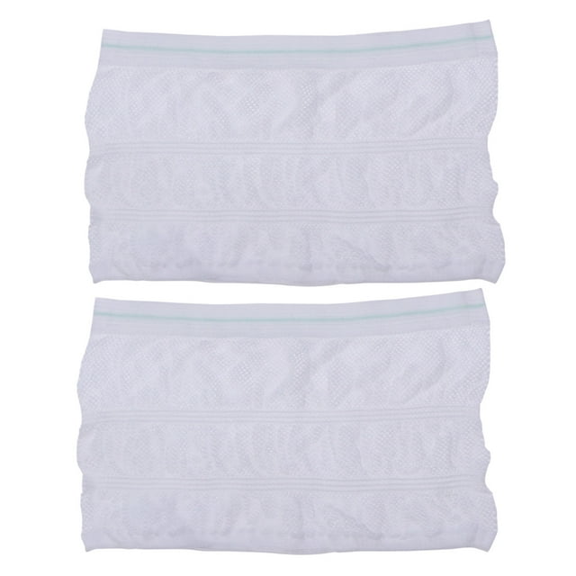EeaseCA 2PCS Unisex Incontinence Mesh Pants Maternity Pads Briefs Disposable Underwear Size S (White)