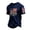 X59 Blue, variant on Men 4Th Of July T-Shirt 250Th Years Print Independence Day Short Sleeve Tee Summer Comfort Fashion Man Tops Size Xl White